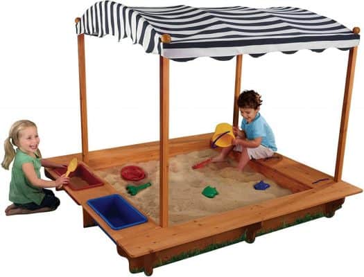 KidKraft Activity Sandbox with Canopy