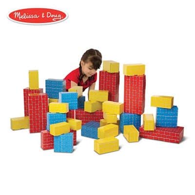 Melissa & Doug Deluxe Jumbo Cardboard Blocks