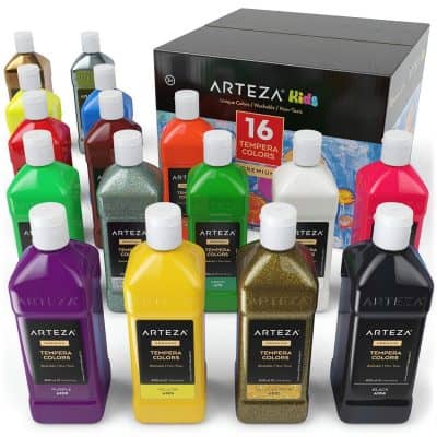 ARTEZA Tempera Paint Set for Kids