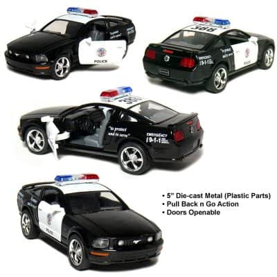 KiNSMART Ford Mustang GT Police 2006 Toywonder