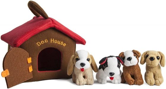 Animal House Plush Puppy Dog House