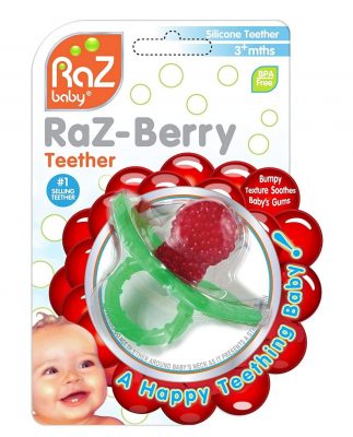 RaZbaby Raz-Berry Silicone Teether