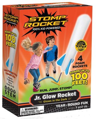 Stomp Rocket Jr. Glow 4 Rockets