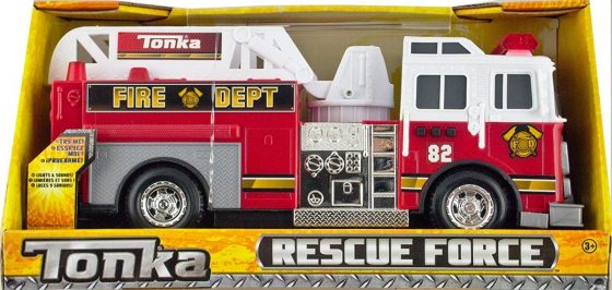 Tonka Rescue Force Lights and Sounds 12-inch Ladder Truck