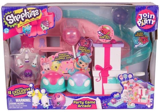 Shopkins Join the Party Large Playset – Party Game Arcade