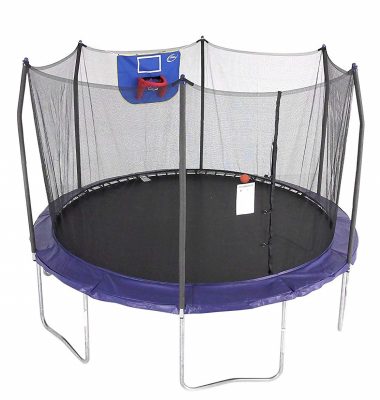 Skywalker Trampolines 12-Feet Jump N' Dunk Trampoline