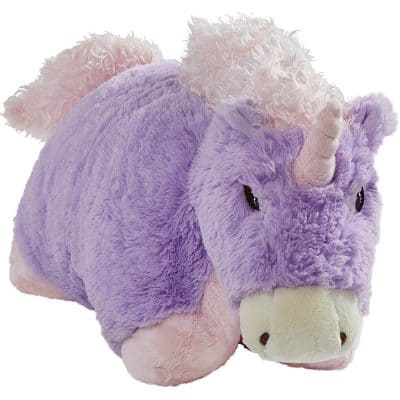 Pillow Pets Signature Magical Unicorn, 18” Stuffed Animal Plush Toy