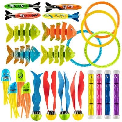 Prextex 24 Piece Diving Toy Set