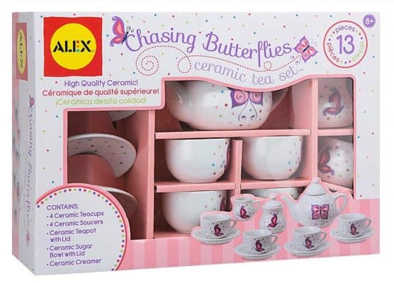 ALEX Toys Chasing Butterflies Ceramic Tea Set