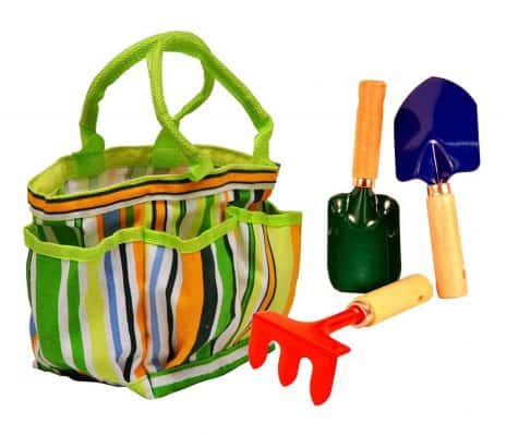 G & F Products Toysmith Kids’ Garden Tote with Tools