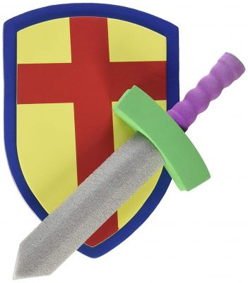 Super Z Outlet Children’s Foam Toy Medieval Joust Sword & Shield