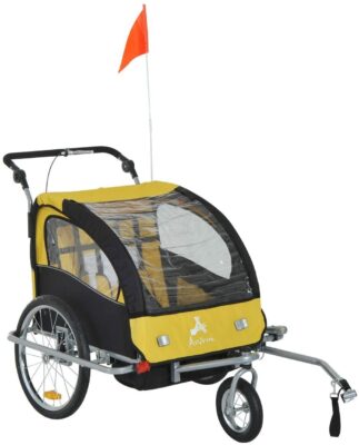 Aosom Elite 360 Swivel 2-in-1 Trailer and Jogger