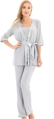 Bearsland 3-Piece Nursing Pajamas Set