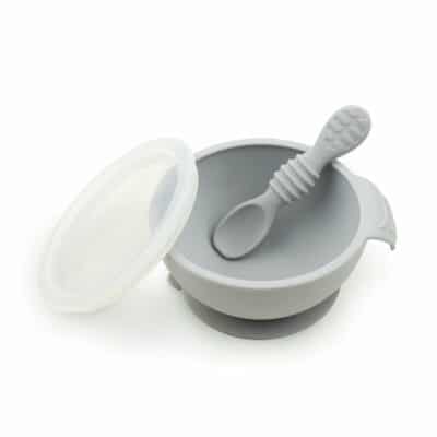 Bumkins Suction Silicone Baby Feeding Set