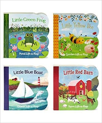 Four Chunky Lift a Flap Books by Ginger Swift
