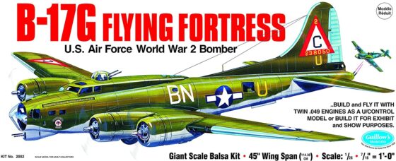 Guillow’s Boeing B-17G Flying Fortress Model Kit