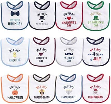 Hudson Baby Baby Cotton Terry Drooler Bibs