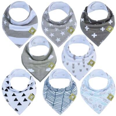 KeaBabies Baby Bandana Drool Bibs