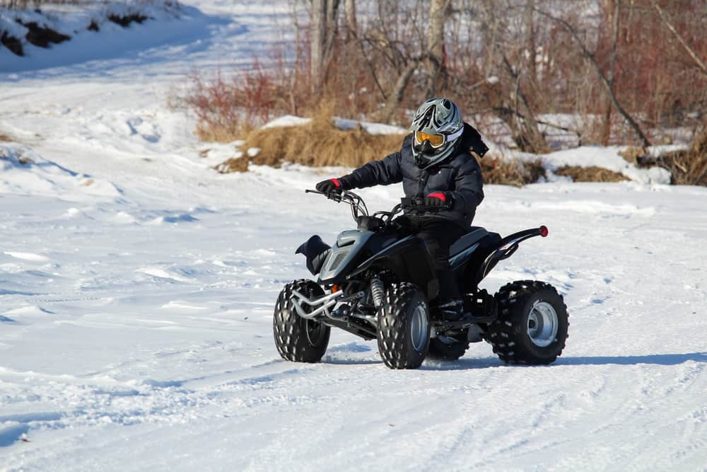 kids 4-wheeler snow