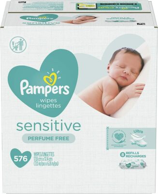 Pampers Sensitive Perfume Free Baby Wipes