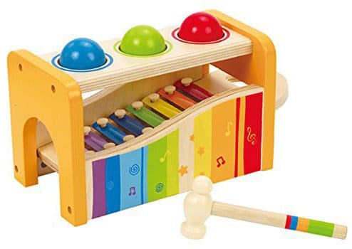 Hape Pound & Tap Bench With Slide Out Xylophone