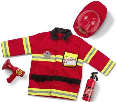 Melissa & Doug Fire Chief Role Play Costume Dress-Up Set