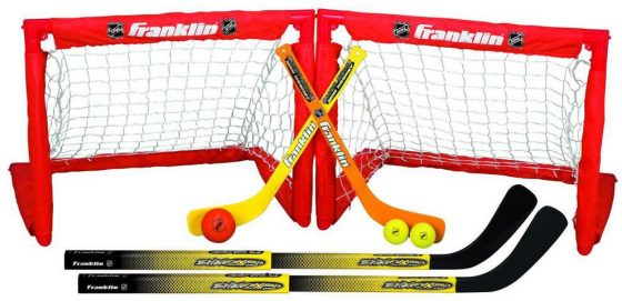 Franklin Sports Kids Folding Hockey 2 Goal Set