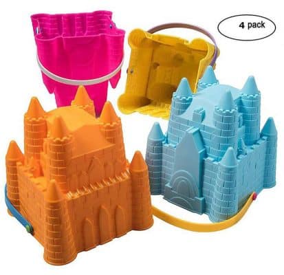 Top Race Sand Castle Pail Buckets