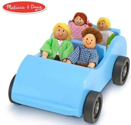 Melissa & Doug Road Trip Wooden Toy Car