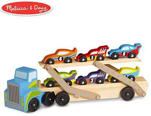 Melissa & Doug Mega Race-Car Carrier