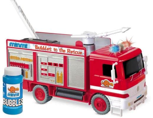 Minmi Blowing Bubbles Fire Engine Rescue Truck