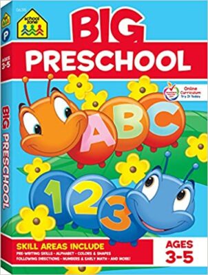 School Zone Big Preschool Workbook By Joan Hoffman