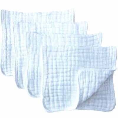 Synrroe Muslin Burp Cloths