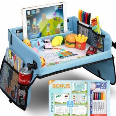 Tomser Kids Blue Travel Tray